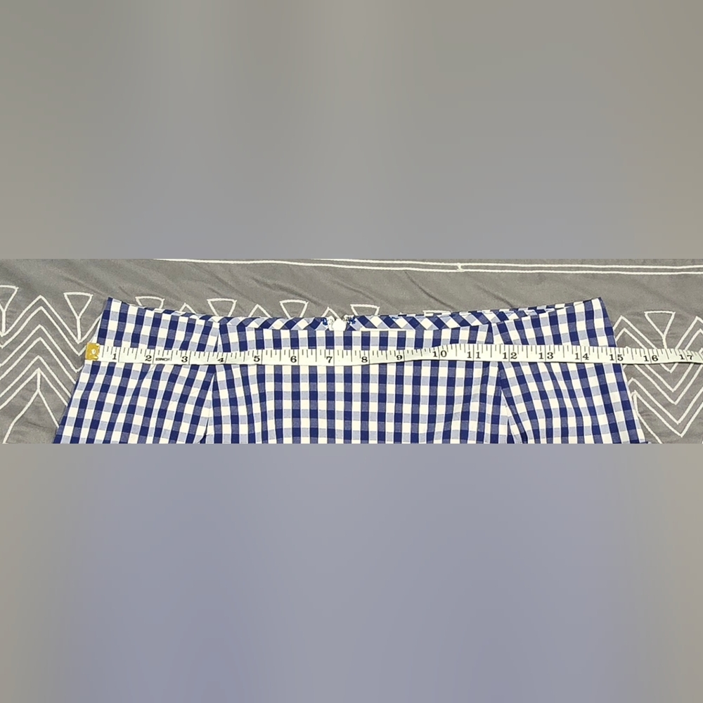 Tory Burch Sport Gingham Golf Skirt Size Medium - Picture 3 of 9
